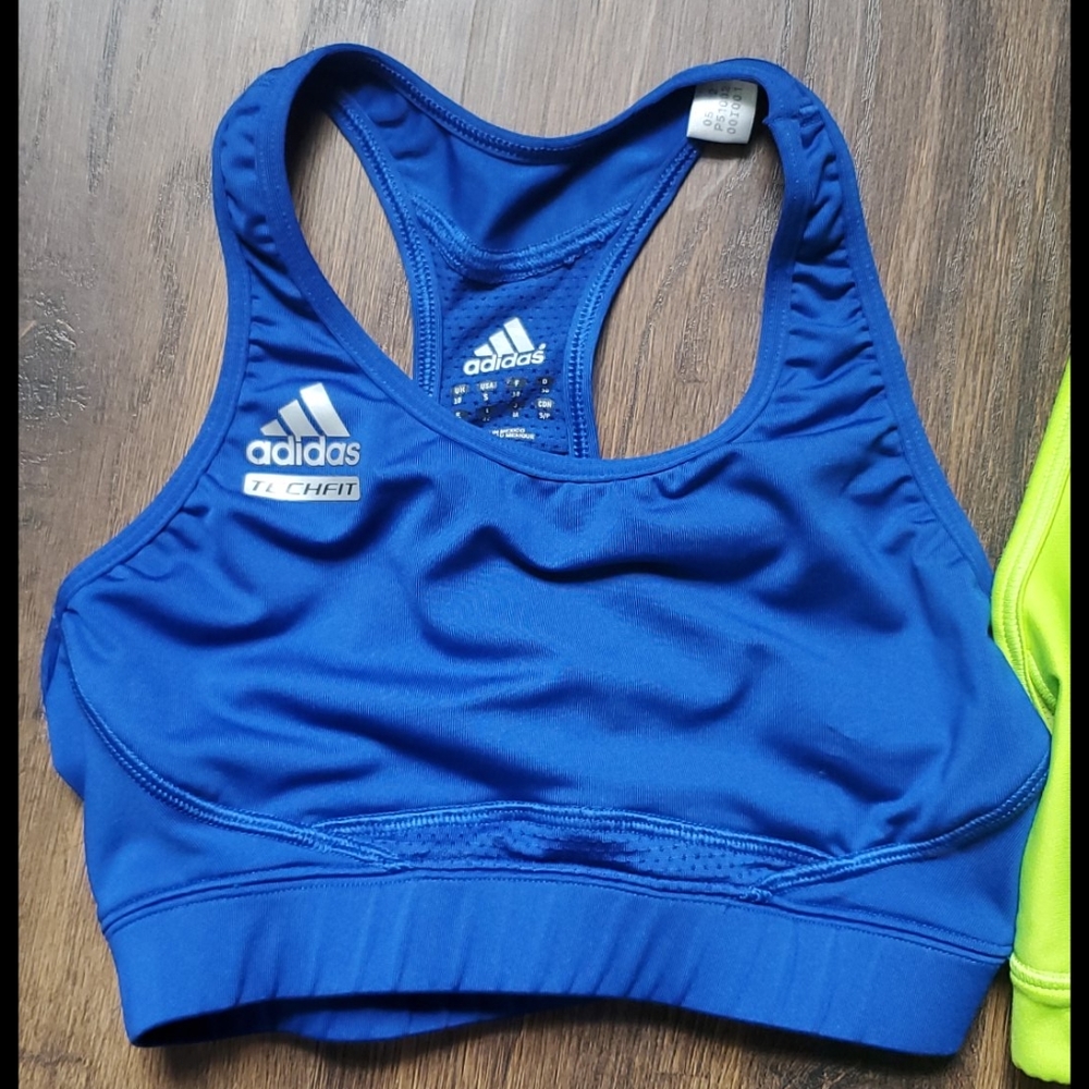 Two Adidas Techfit size small sports bras bundle - Picture 5 of 6
